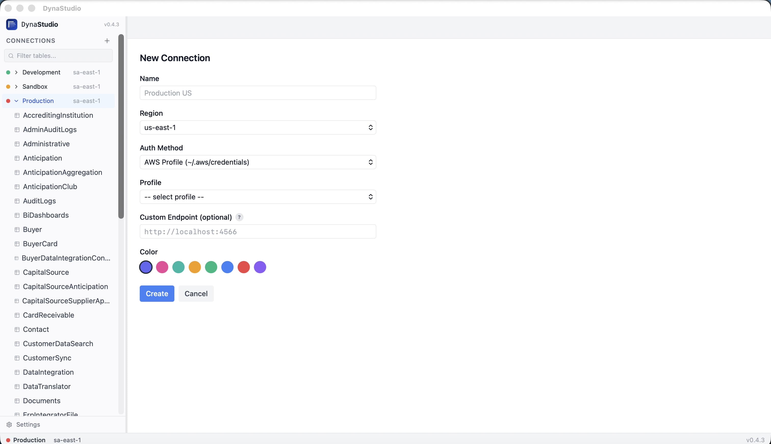 DynaStudio Connections
